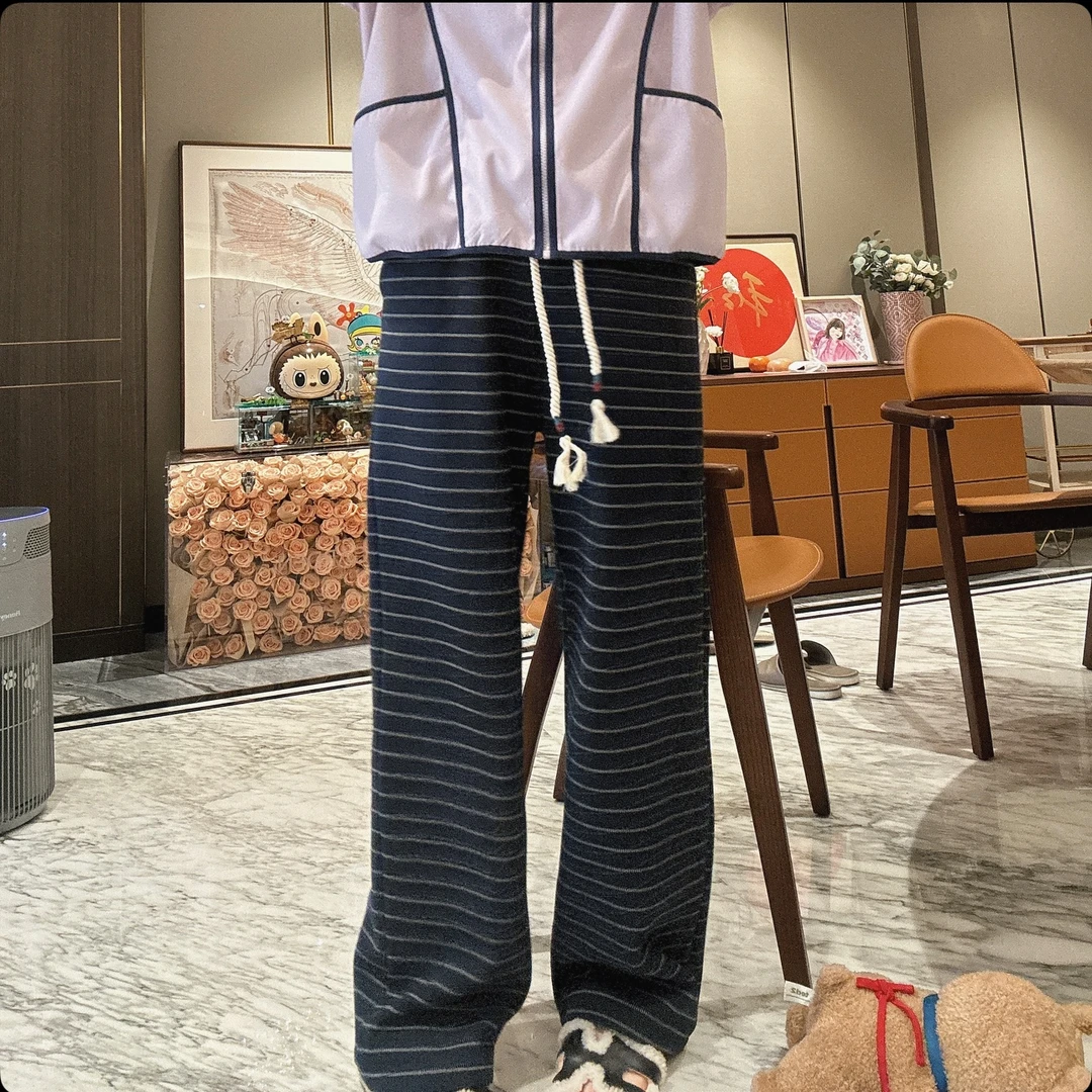 BETTER JOELAY-【巴黎记事】百搭宽松休闲裤经典垂感长裤KKH2171