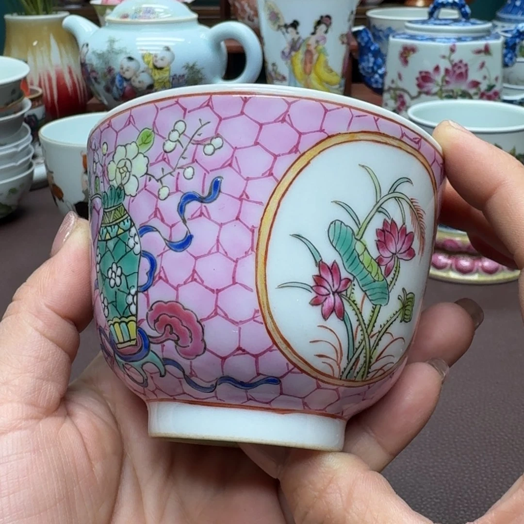 瓷片景德镇仿古手工制作精品展示