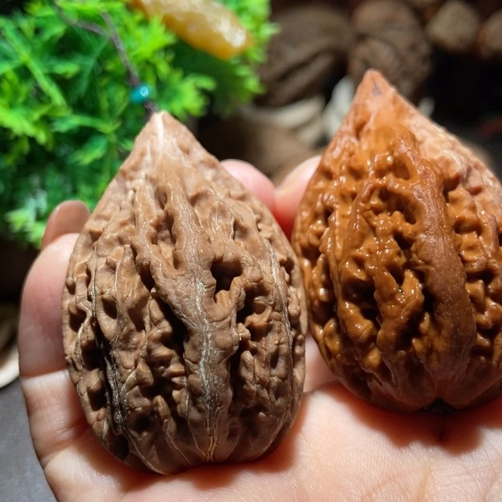 把件文玩核桃东北楸子小雪65