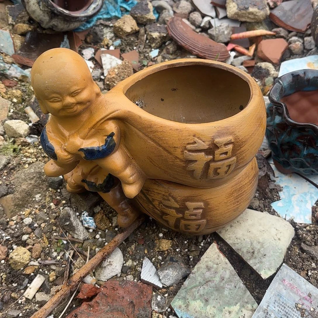 紫砂花盆福袋两个异形花盆