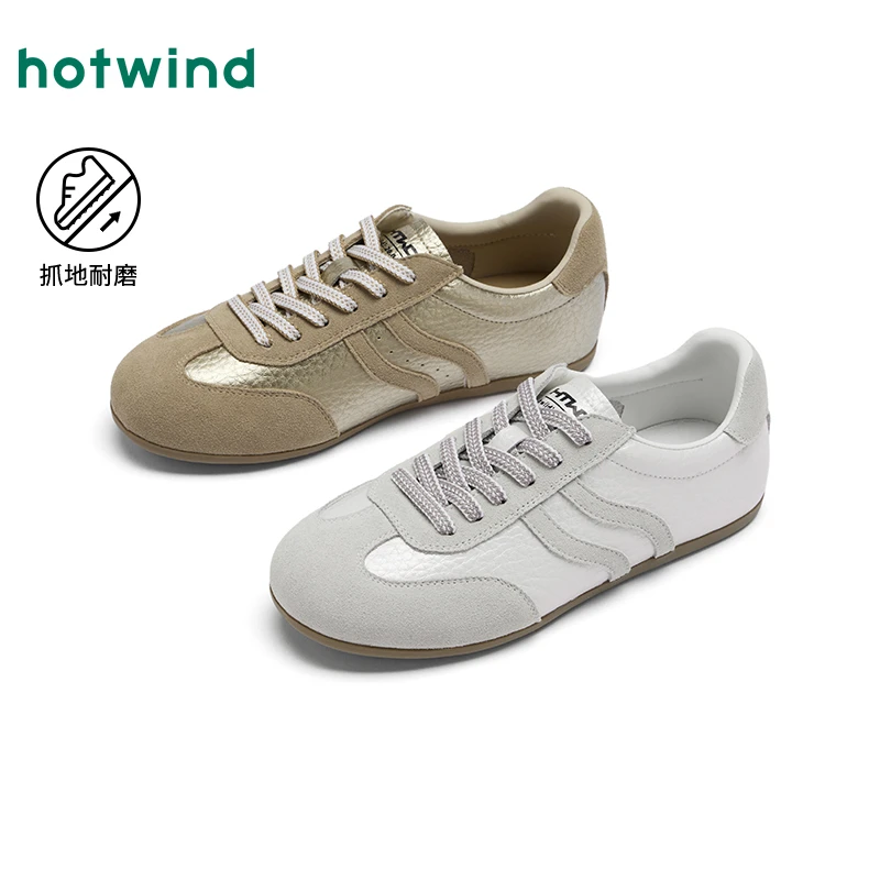 热风2025年春季新款女士时尚休闲鞋H14W25D03