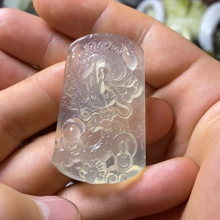 岫玉岫玉挂件未镶嵌