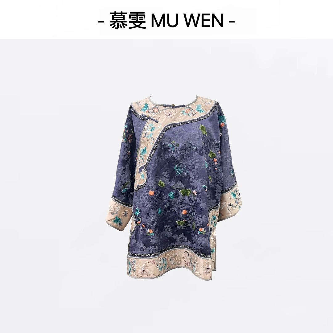 【蔓野玫瑰】秋冬款时髦国风百搭显瘦上衣马甲25146227