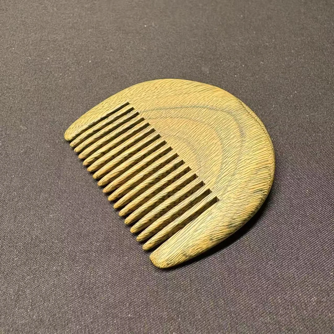 绿檀木长发专用迷你梳子家用随身便携防静电