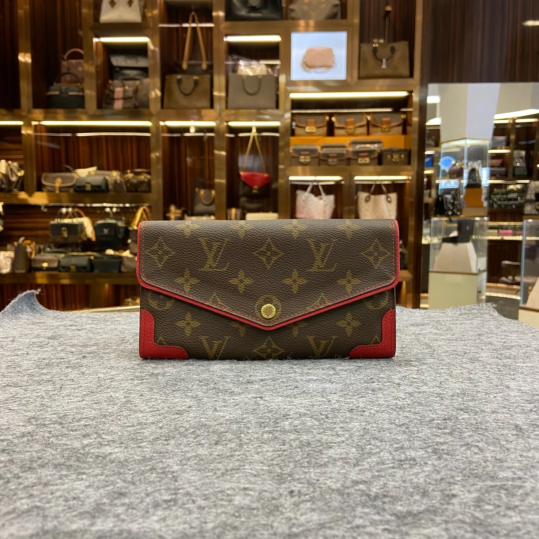 99新 LV 路易威登 M62043 长款老花钱包