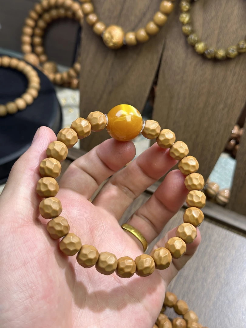 【凡物出品】黑金无相1.0猴头全品无暇原皮原色手串
