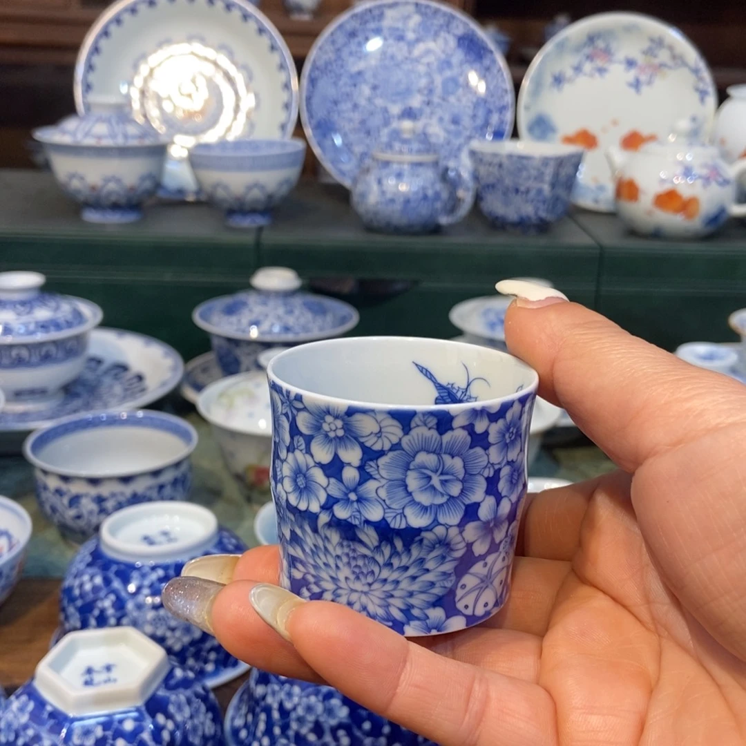 雪山春晓万花竹节杯