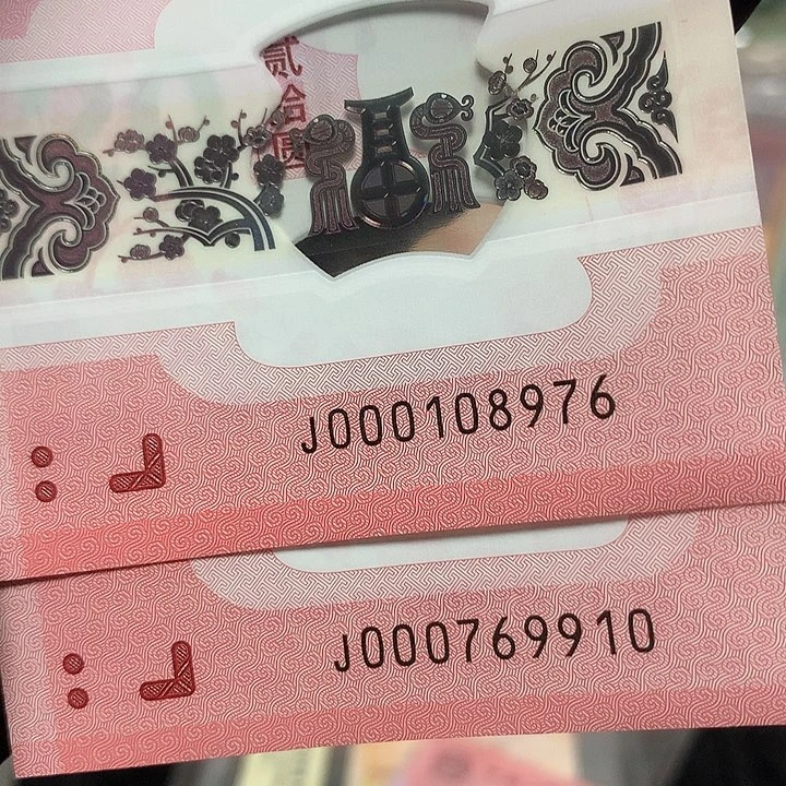 塑料蛇钞小司令金钩号两张裸钞