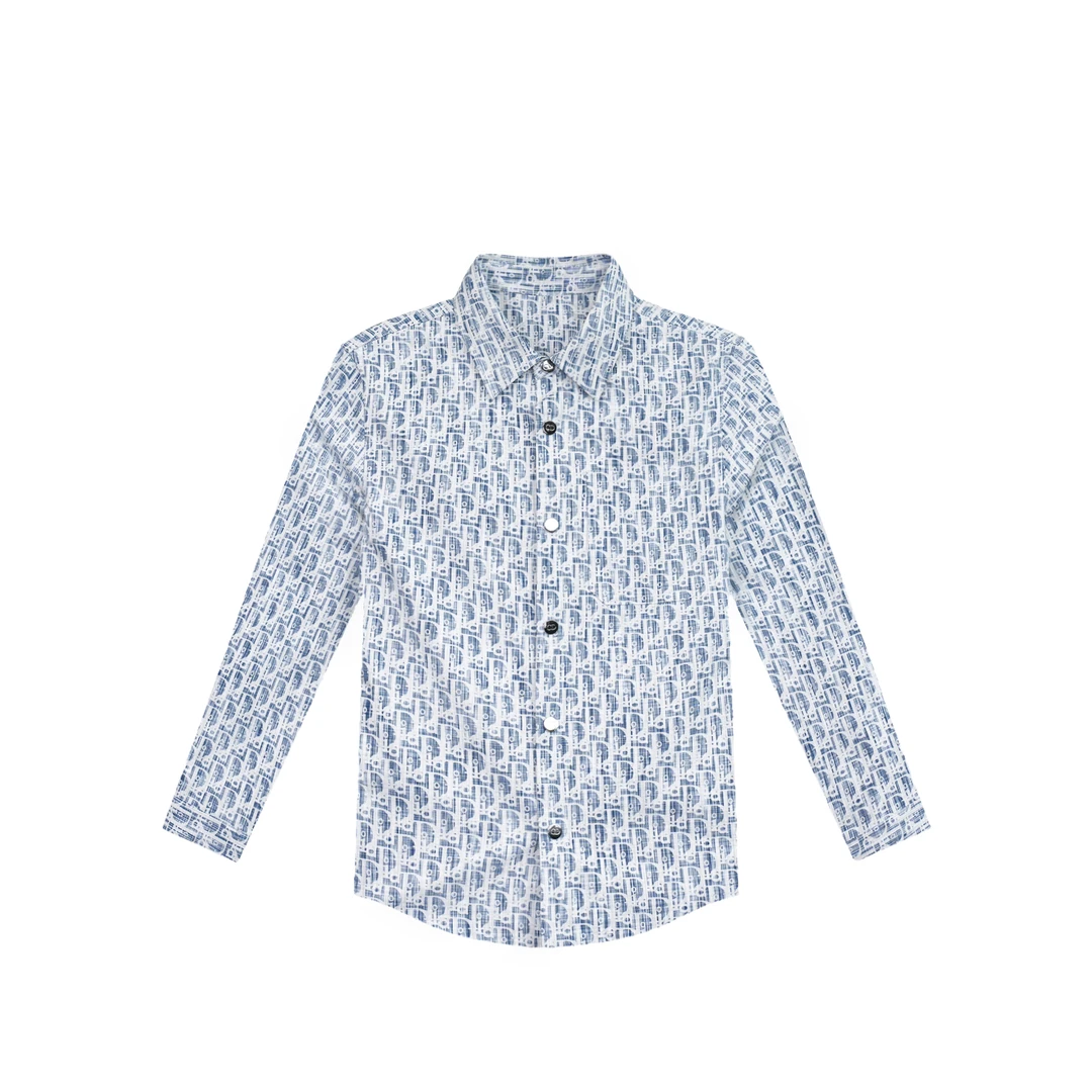 DIORA HEALY/迪奥海莉经典满印男装长袖衬衫外套3318361346