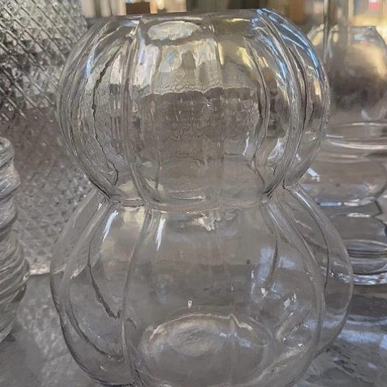 无铅玻璃胡芦花瓶高24花瓶福利款