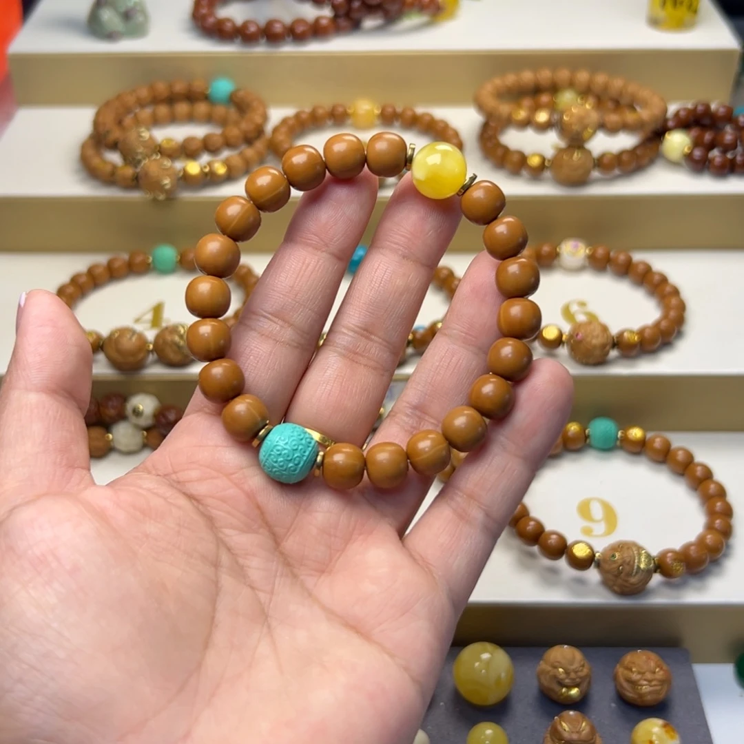 半***点猴头核桃手串老型➕双配饰