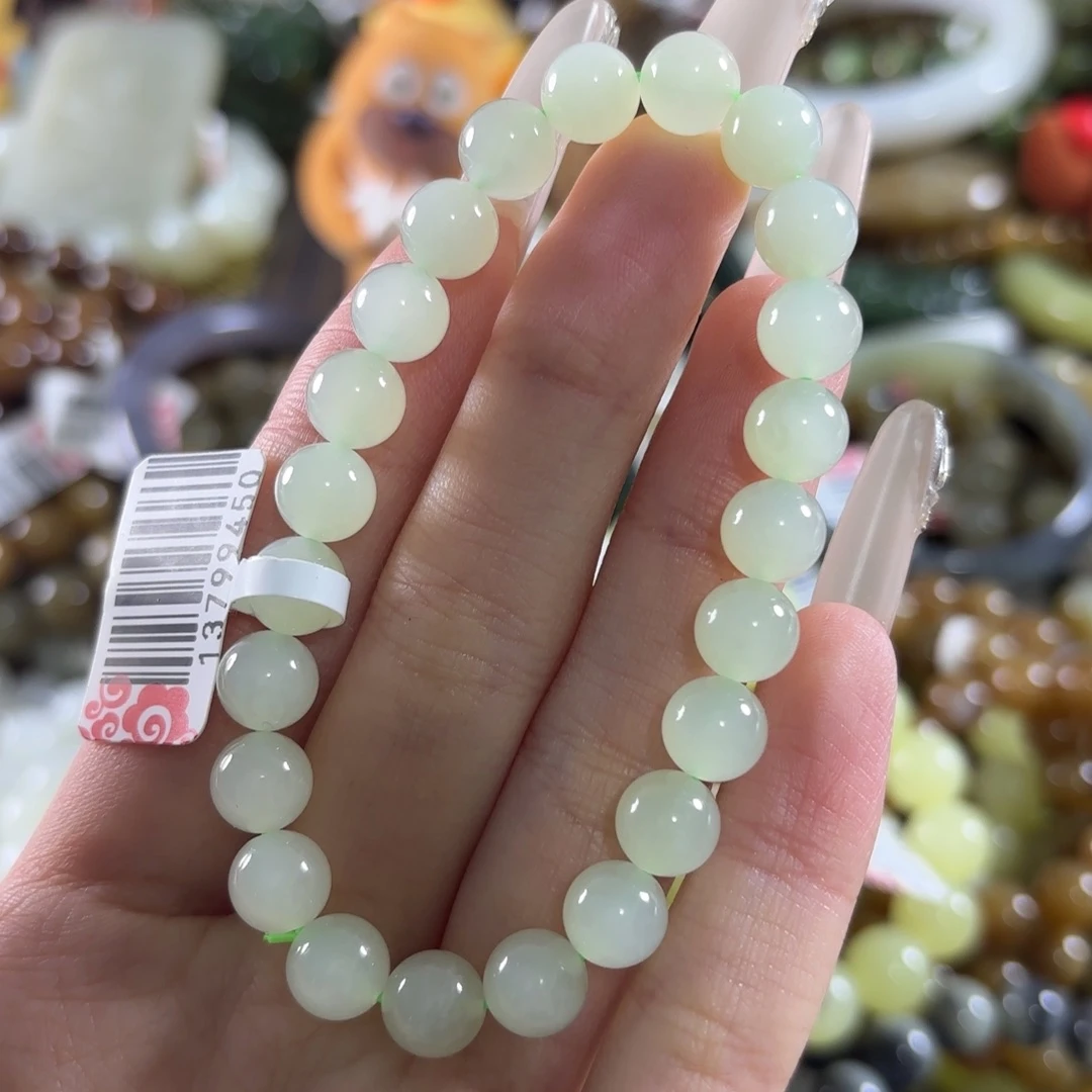 和田玉未镶嵌手链56