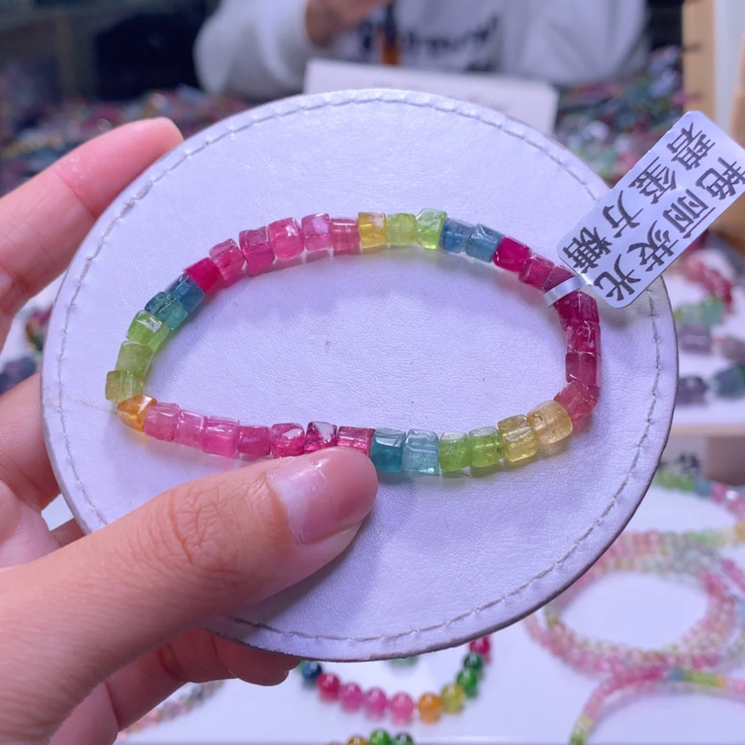 【闪购商品】未镶嵌手串碧玺4.8mm左右