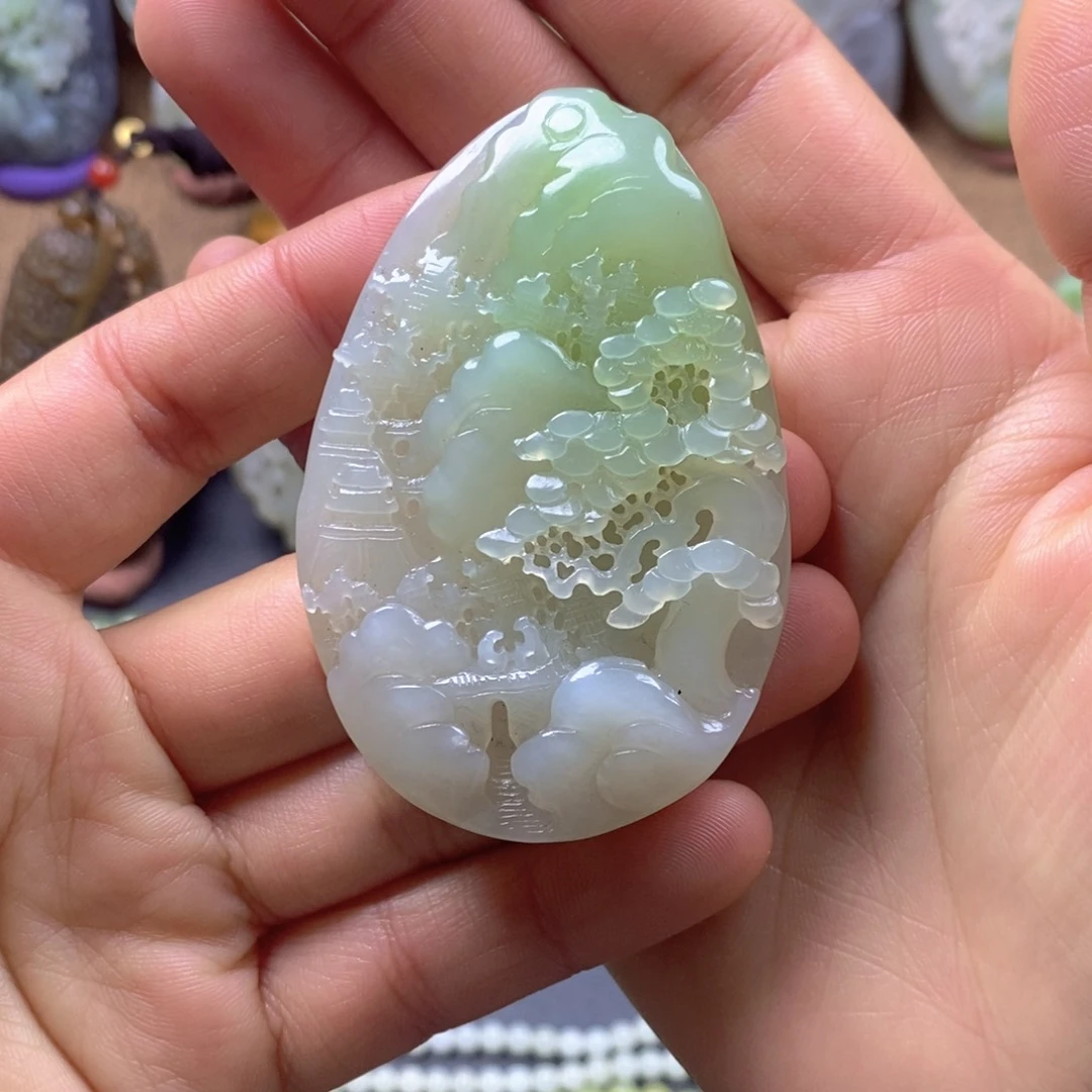 未镶嵌和田玉挂件