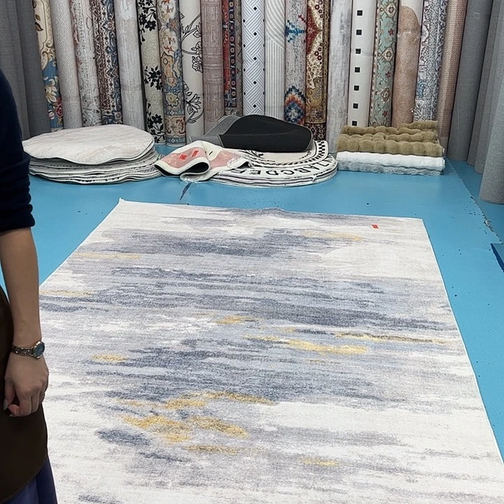 混纺197×300误差正负1-3厘米精编细砂棉布底仿羊绒瑕疵