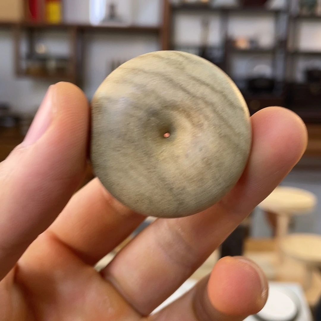 沉香吊坠马来平安扣 39mm 5.99g