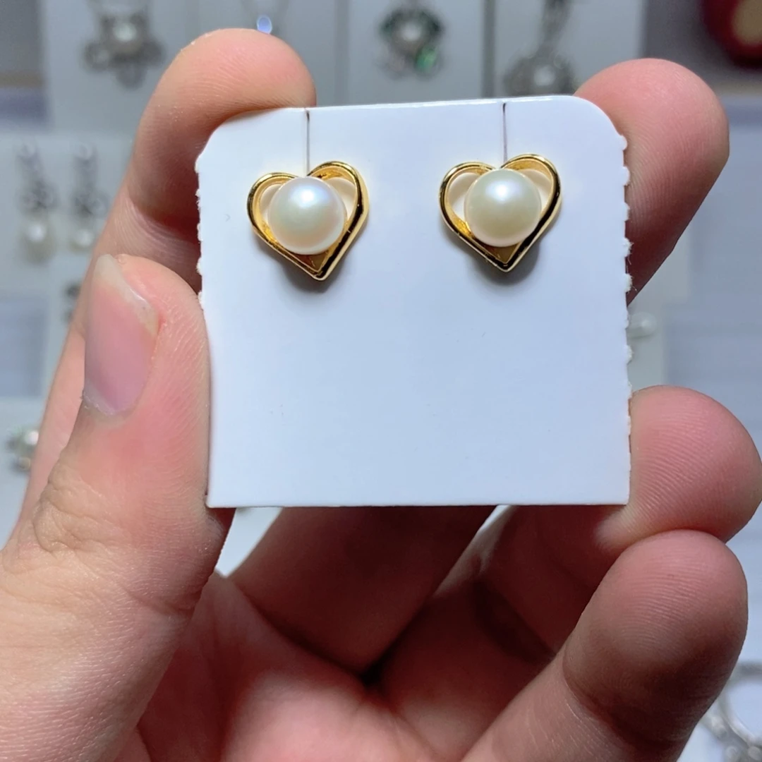 耳饰未镶嵌淡水珍珠