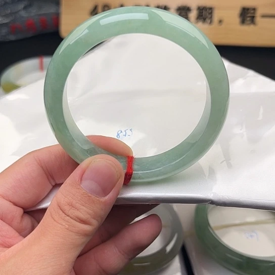 未镶嵌手镯翡翠手镯-17