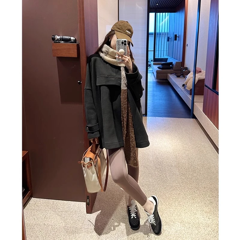 美洋MEIYANG【特卖捡漏】防风堡卫衣 太空版发热*特浓黑上衣