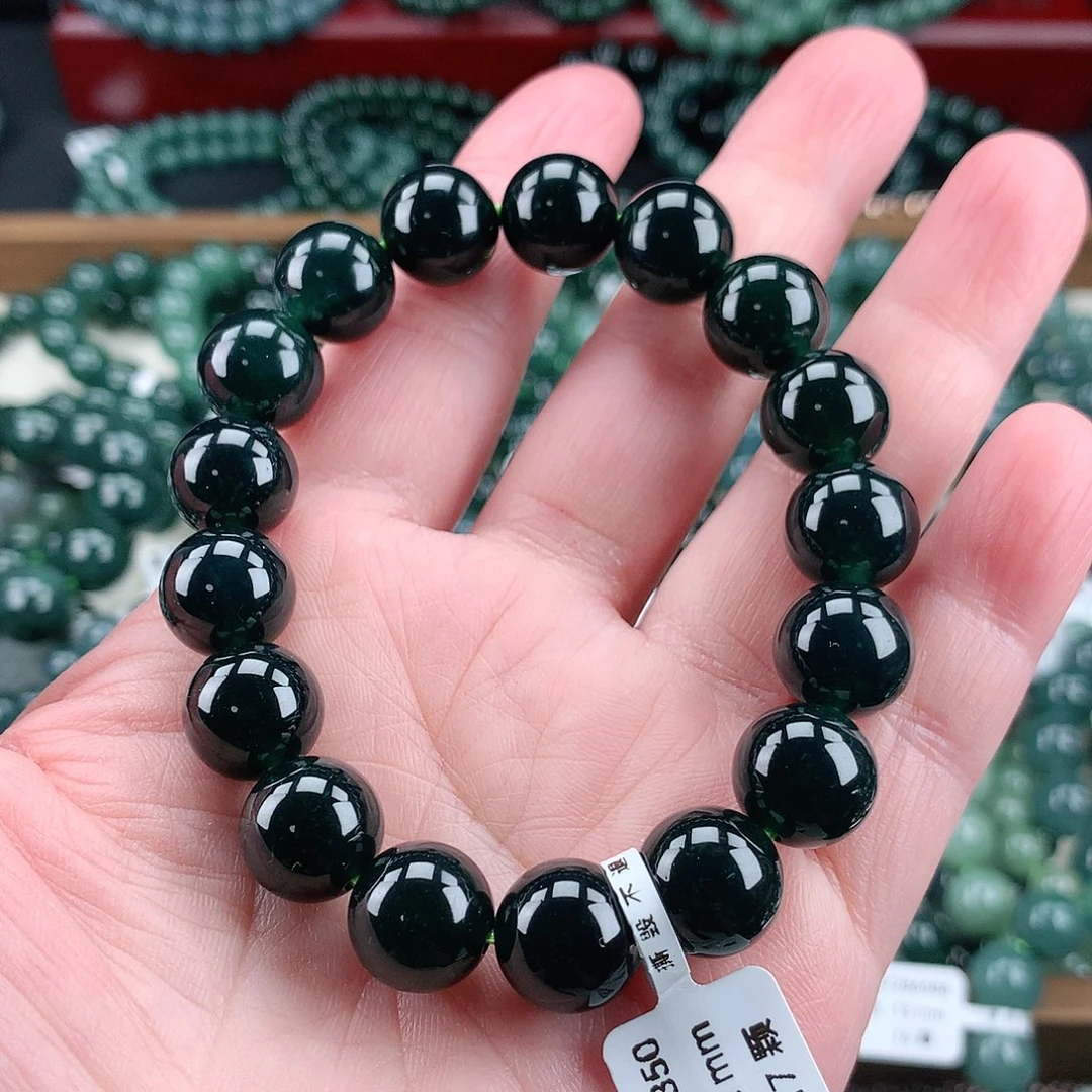 翡翠未镶嵌毛衣链