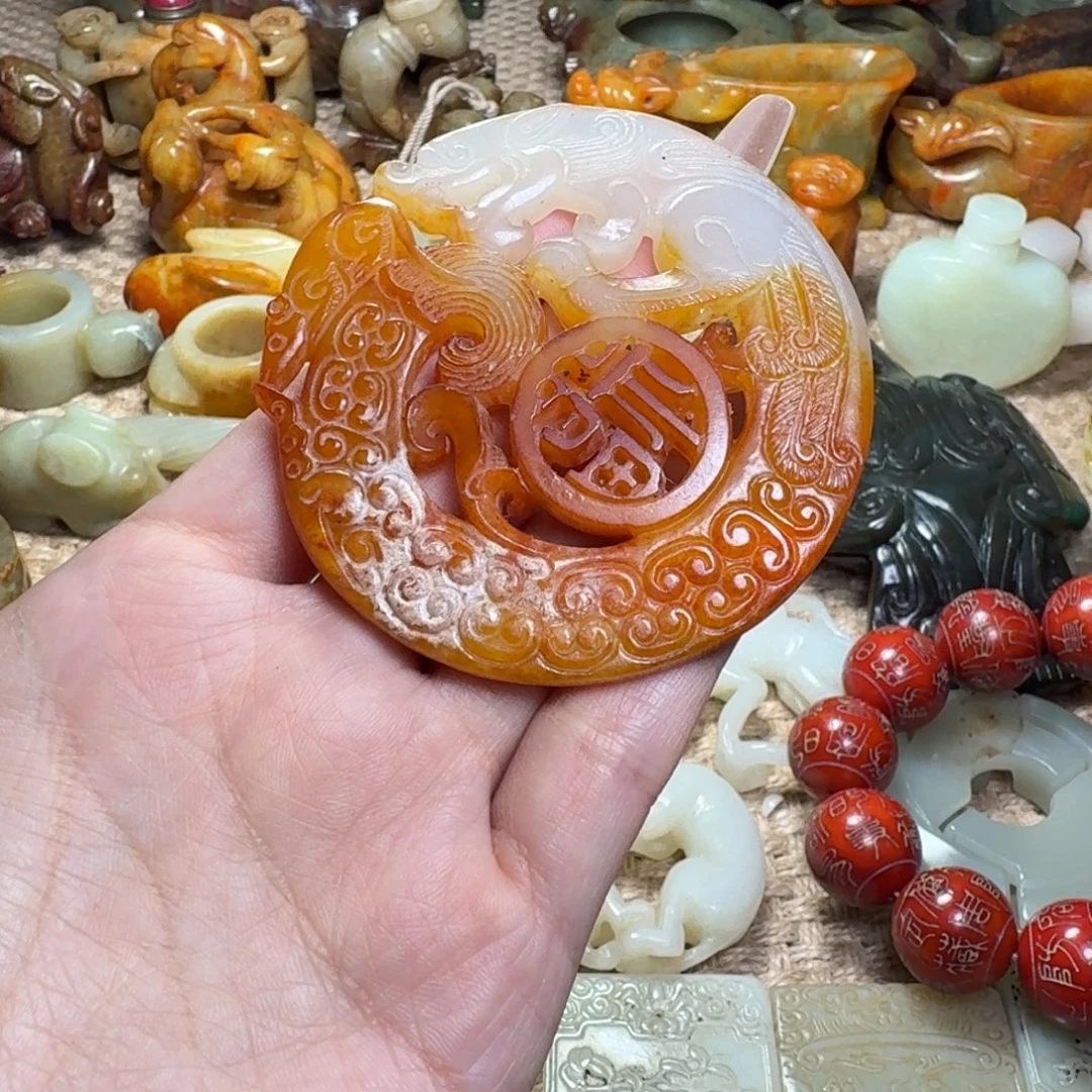 白玉菩提吊坠挂件