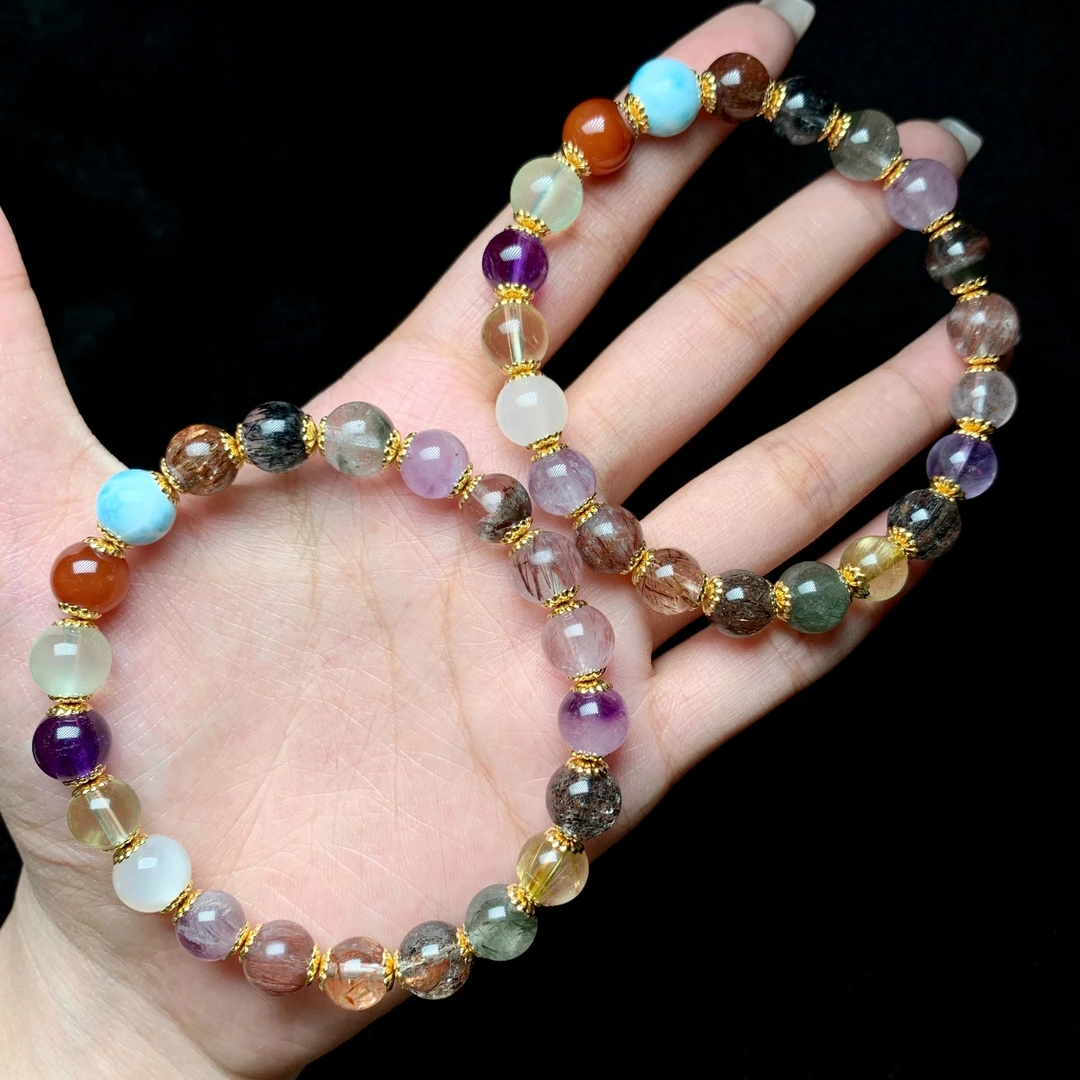 【云上】水晶多宝手串-多样性发一件-7.5mm-DS35581(甄选)