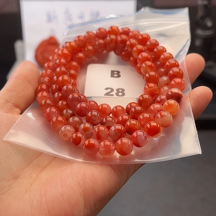 未镶嵌多样性发货默认微瑕8m m南红玛瑙