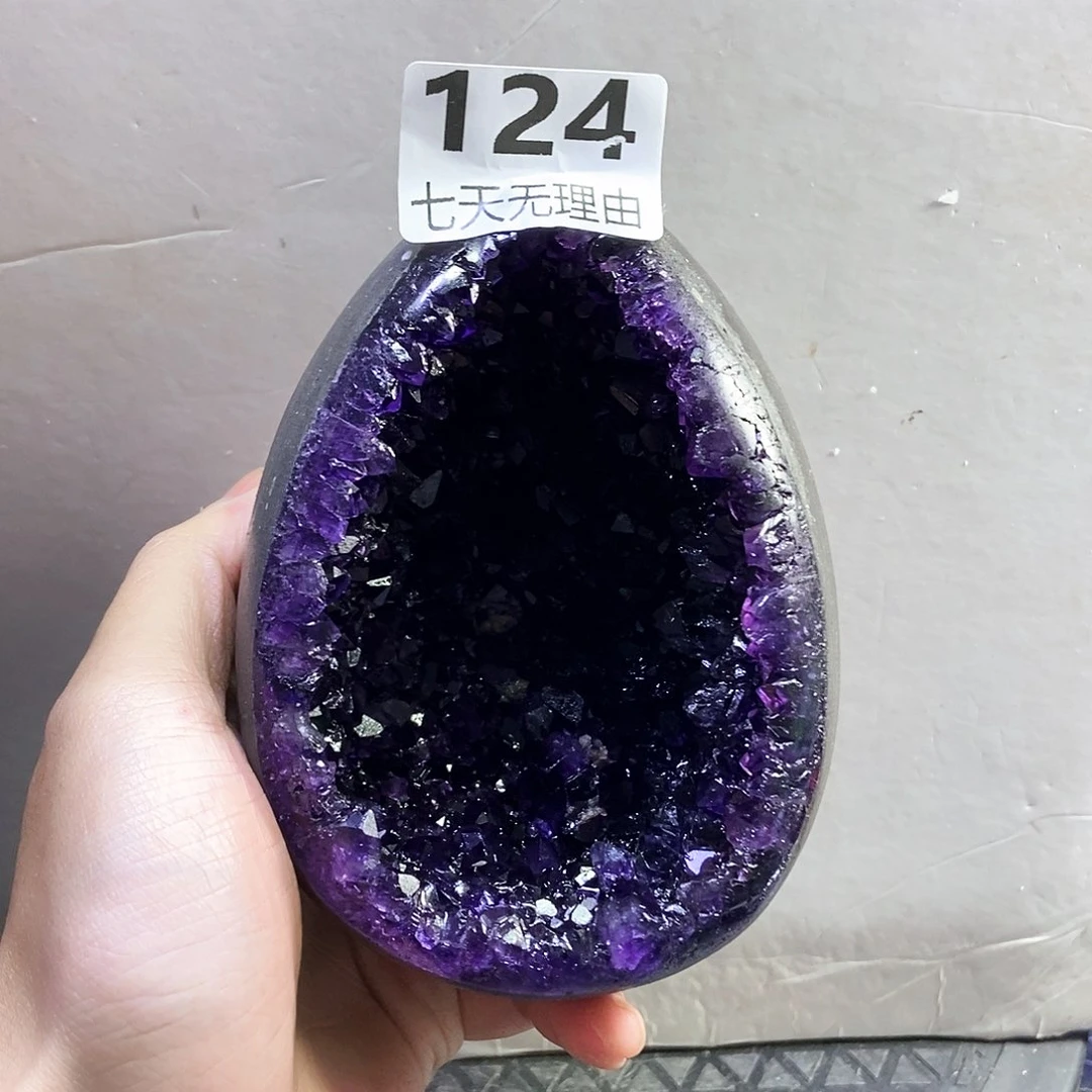 未镶嵌大型摆件（非配饰）紫晶老****了