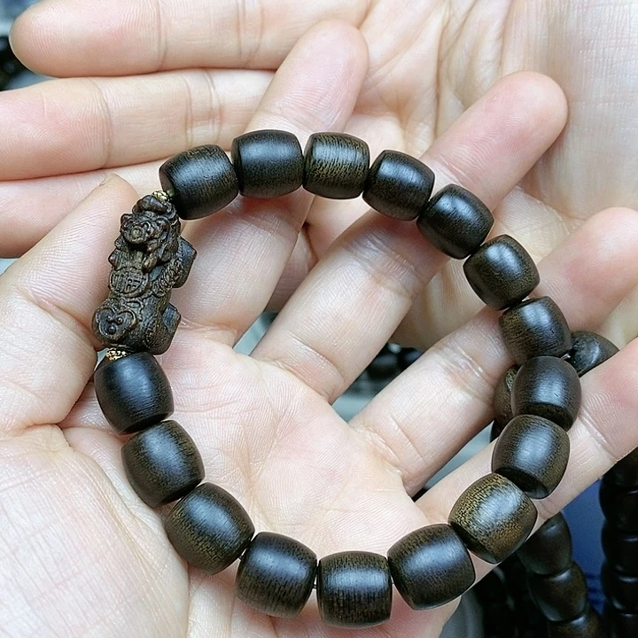 沉香手串平**福越南芽庄白棋楠