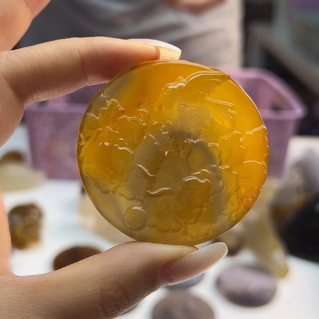 玛瑙/玉髓未镶嵌吊坠(不含链)