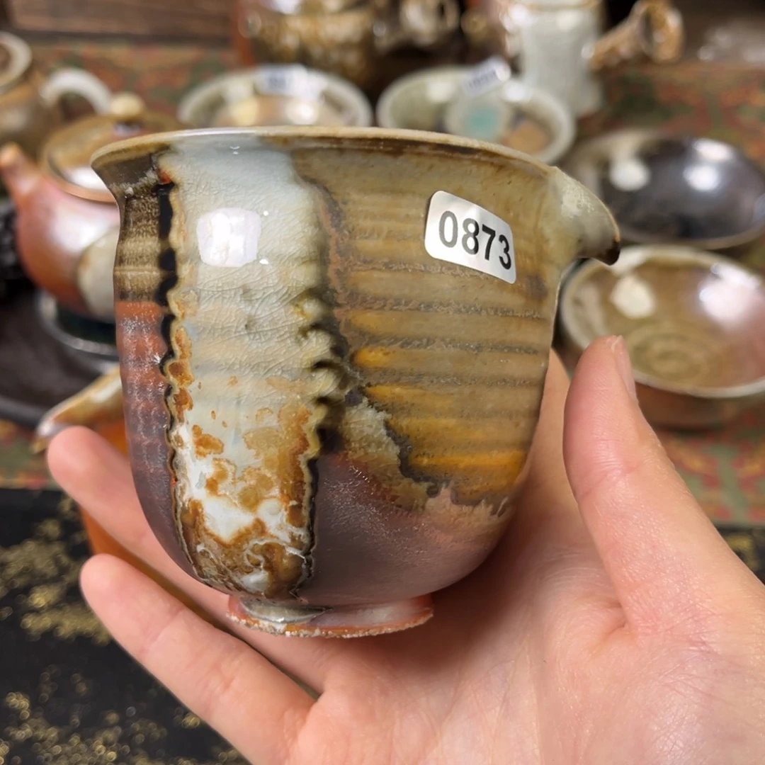 杯砍****烧柴烧茶器窑宝公道