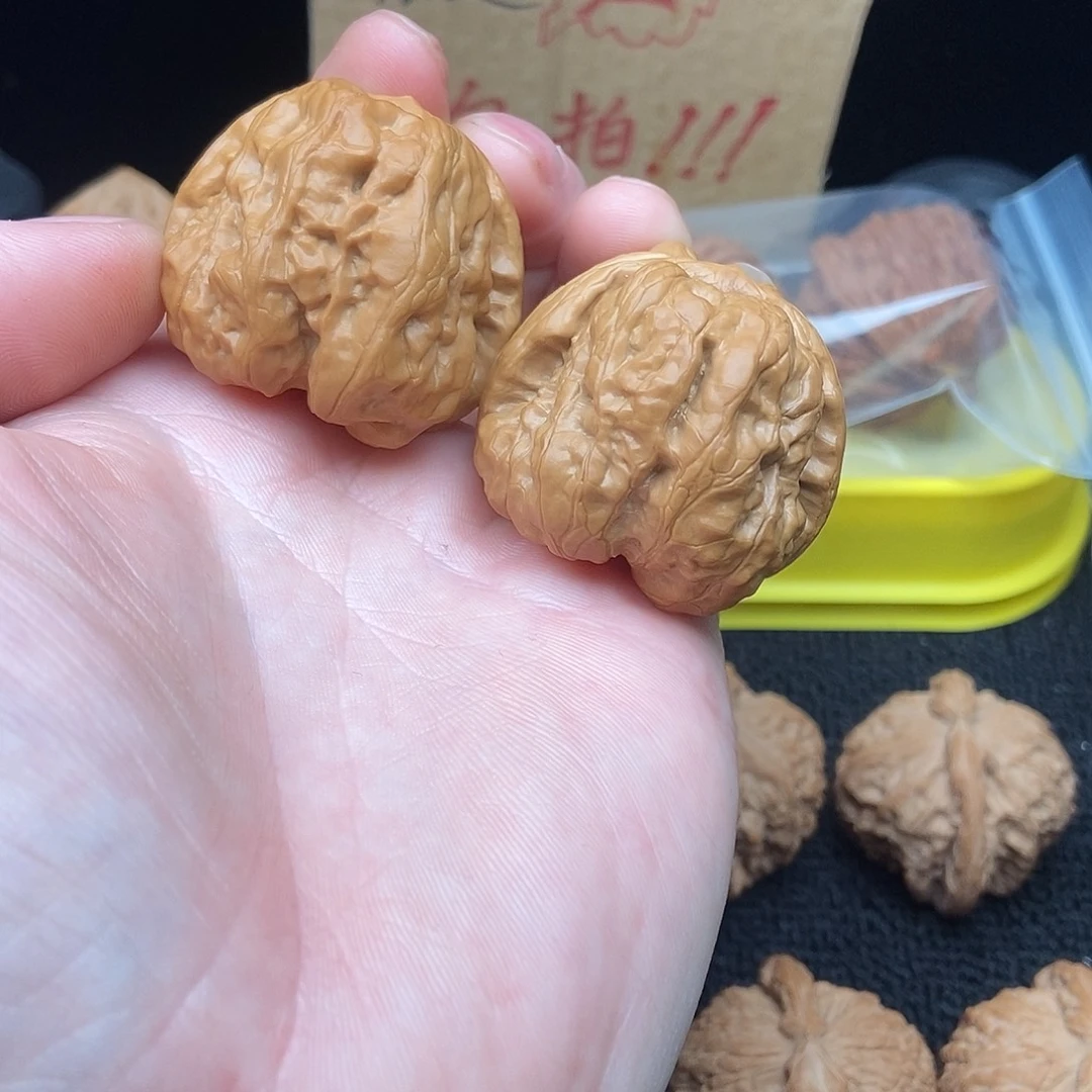 核桃文玩核桃把件蛤蟆头40