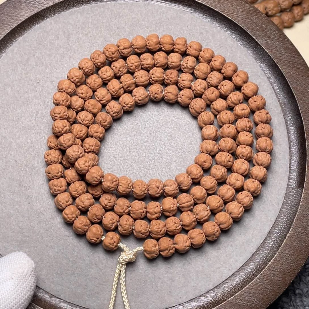 手串金刚菩提重****灵梅朵头货佛手108尺寸6➕