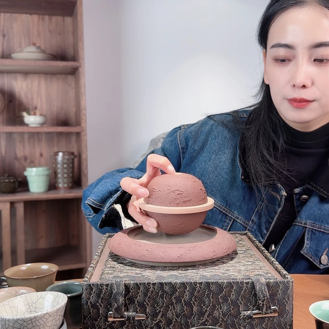 瓷摆件月球对杯恒星系列