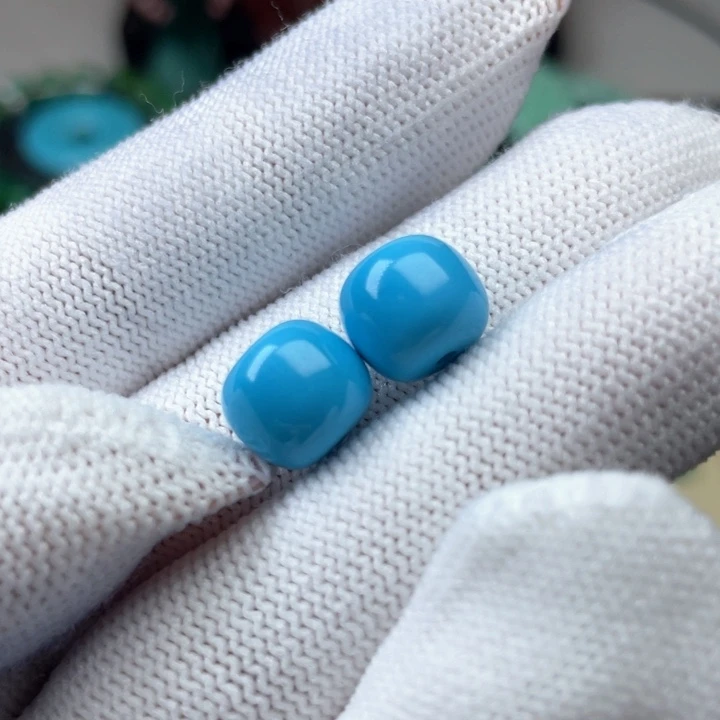 高瓷蓝10mm老型一对