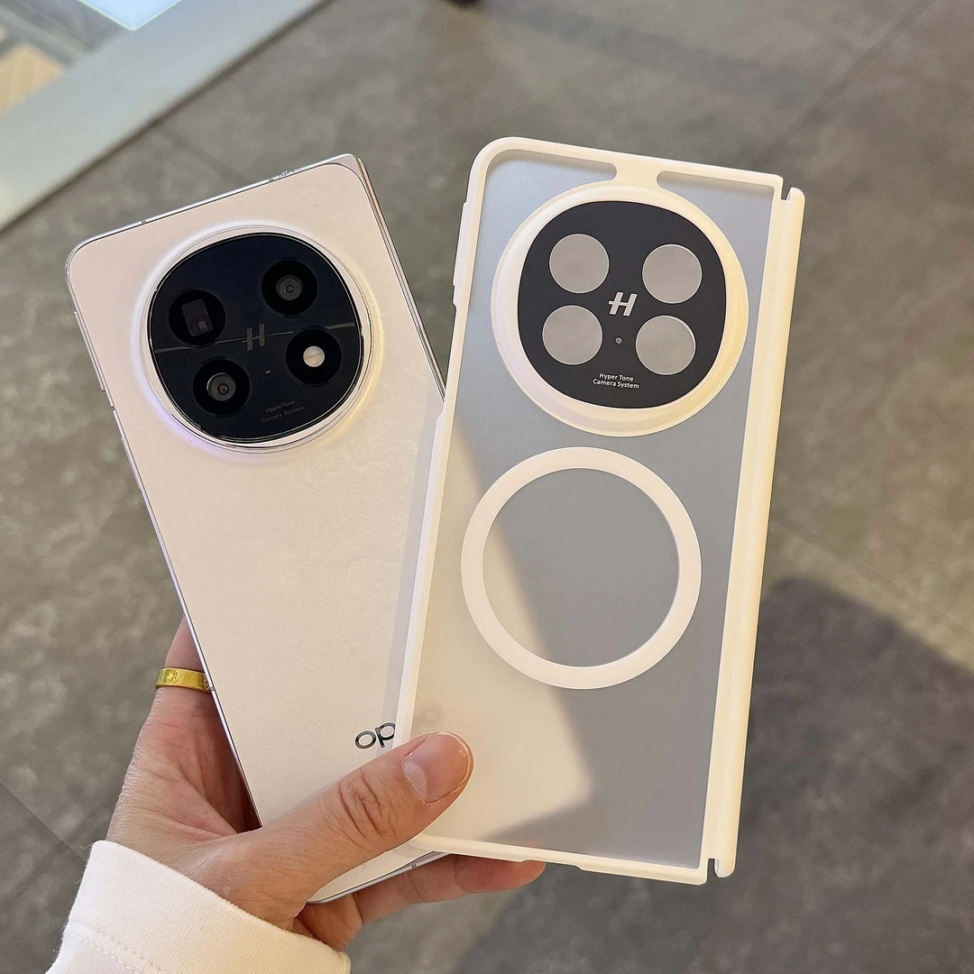 适用于OPPOFInd N5磁吸中轴手机壳N5铰链保护magsafe磁吸无线充