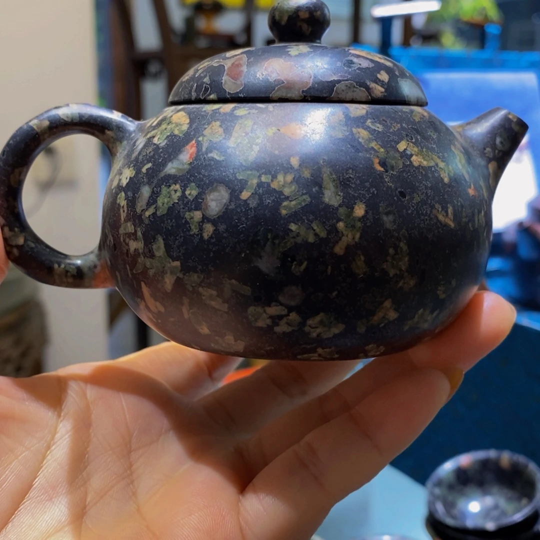 梅花玉精美梅花文旦壶
