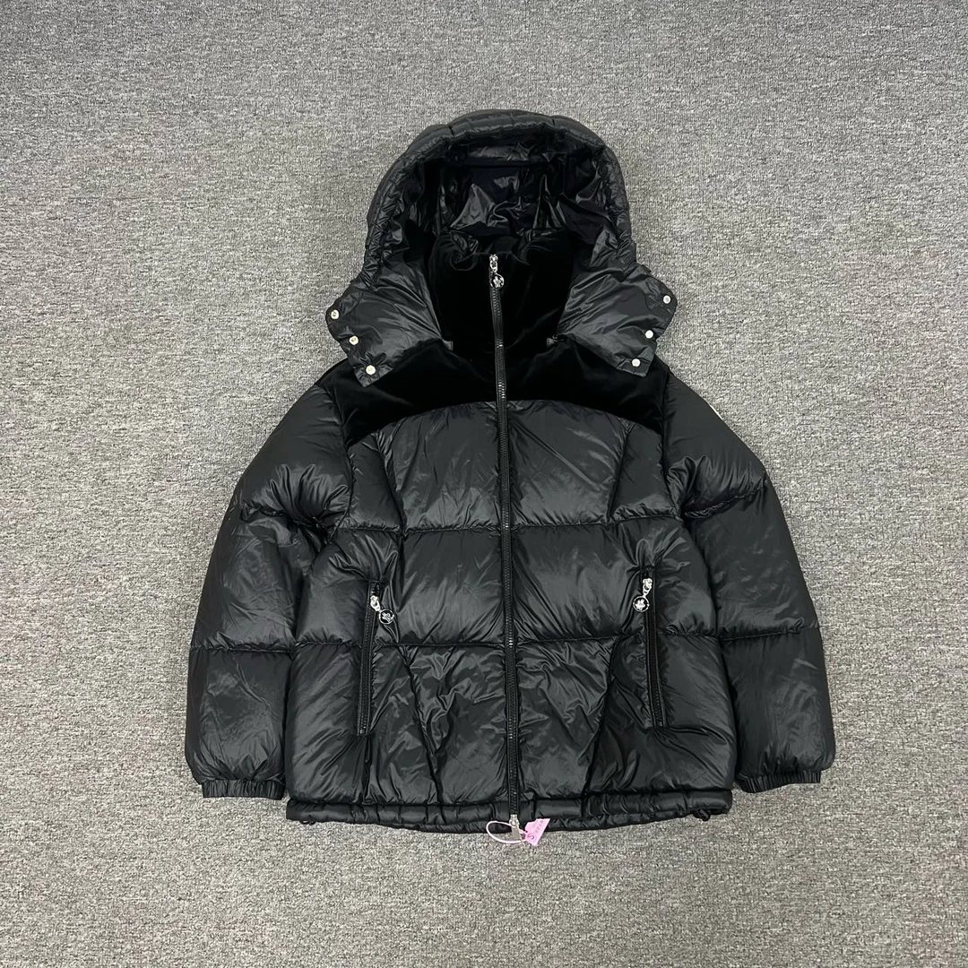 99新 MONCLER 蒙口 拼接羽绒服0码