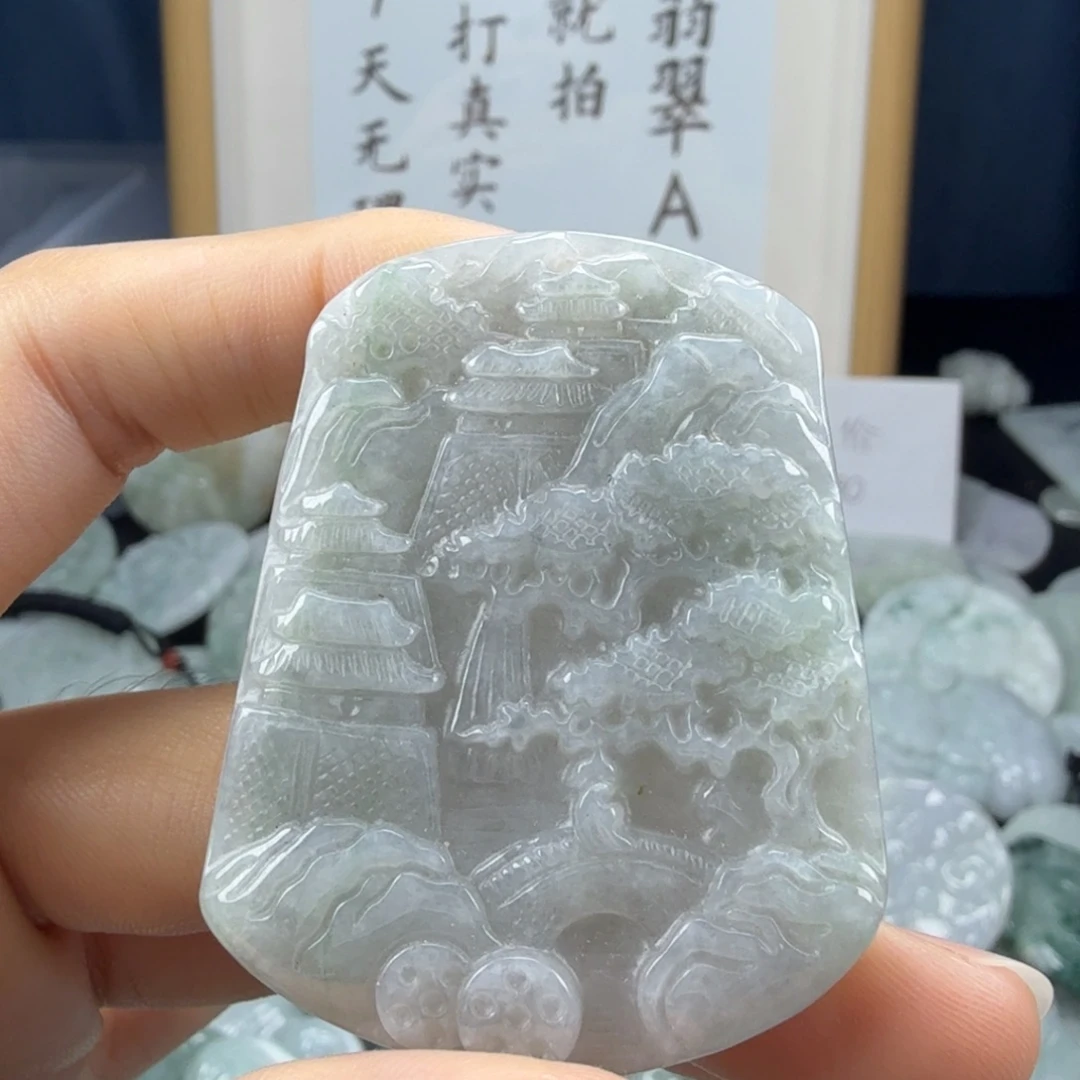 翡翠未镶嵌颈饰翡翠
