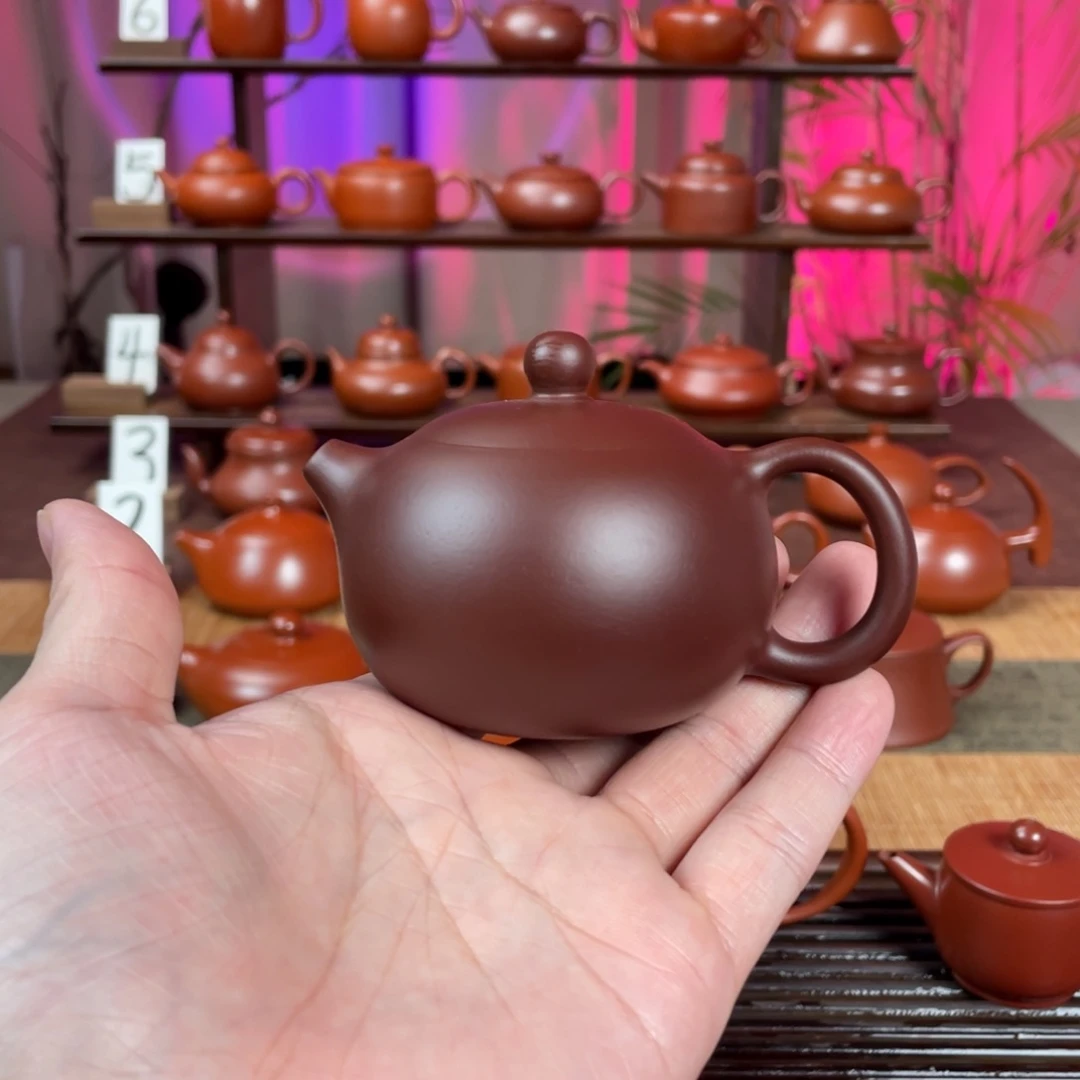让***看茶壶紫砂紫泥西施110cv