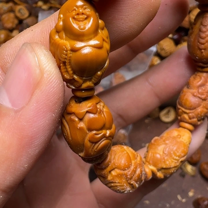 橄榄核把件我的心