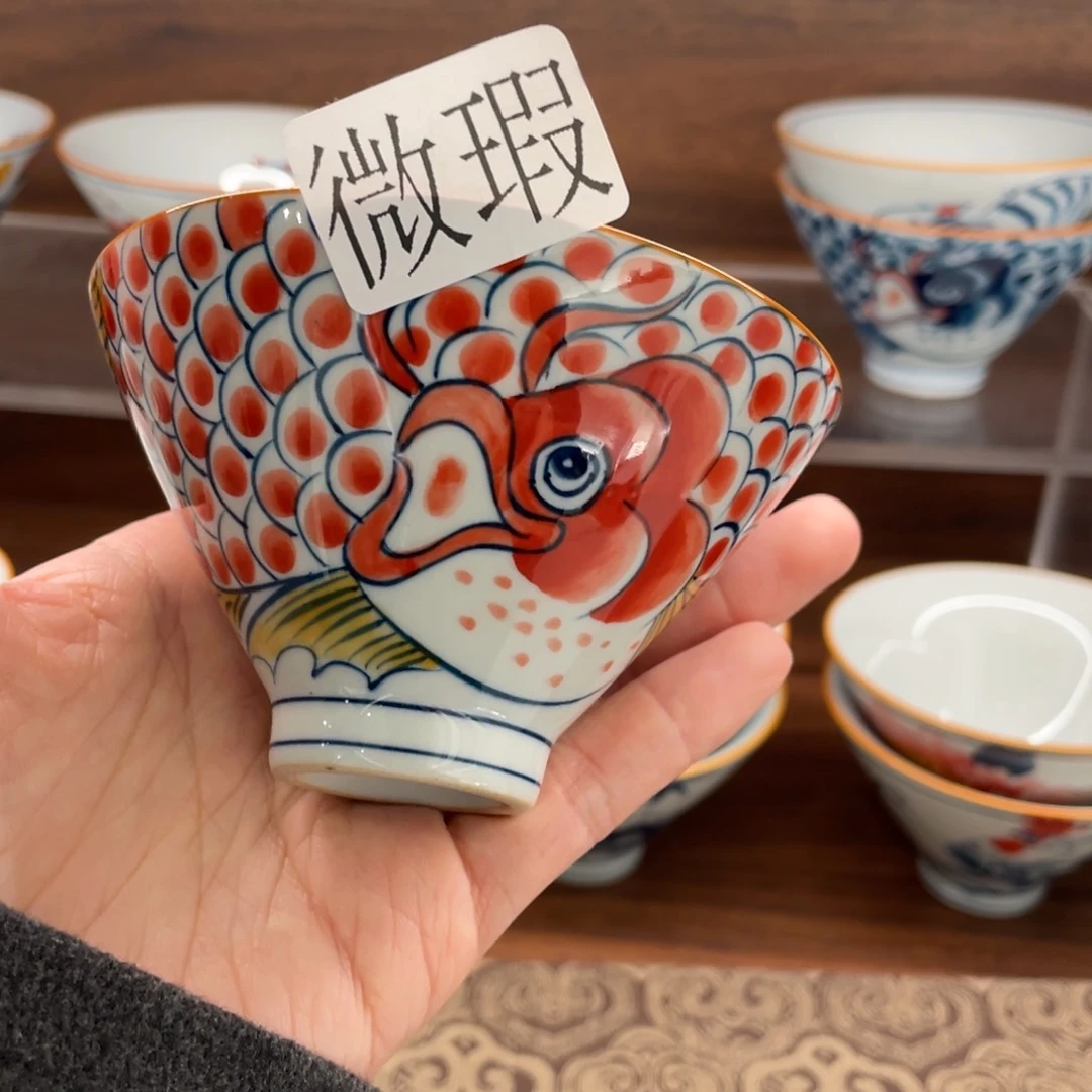 微瑕釉下彩纯手绘