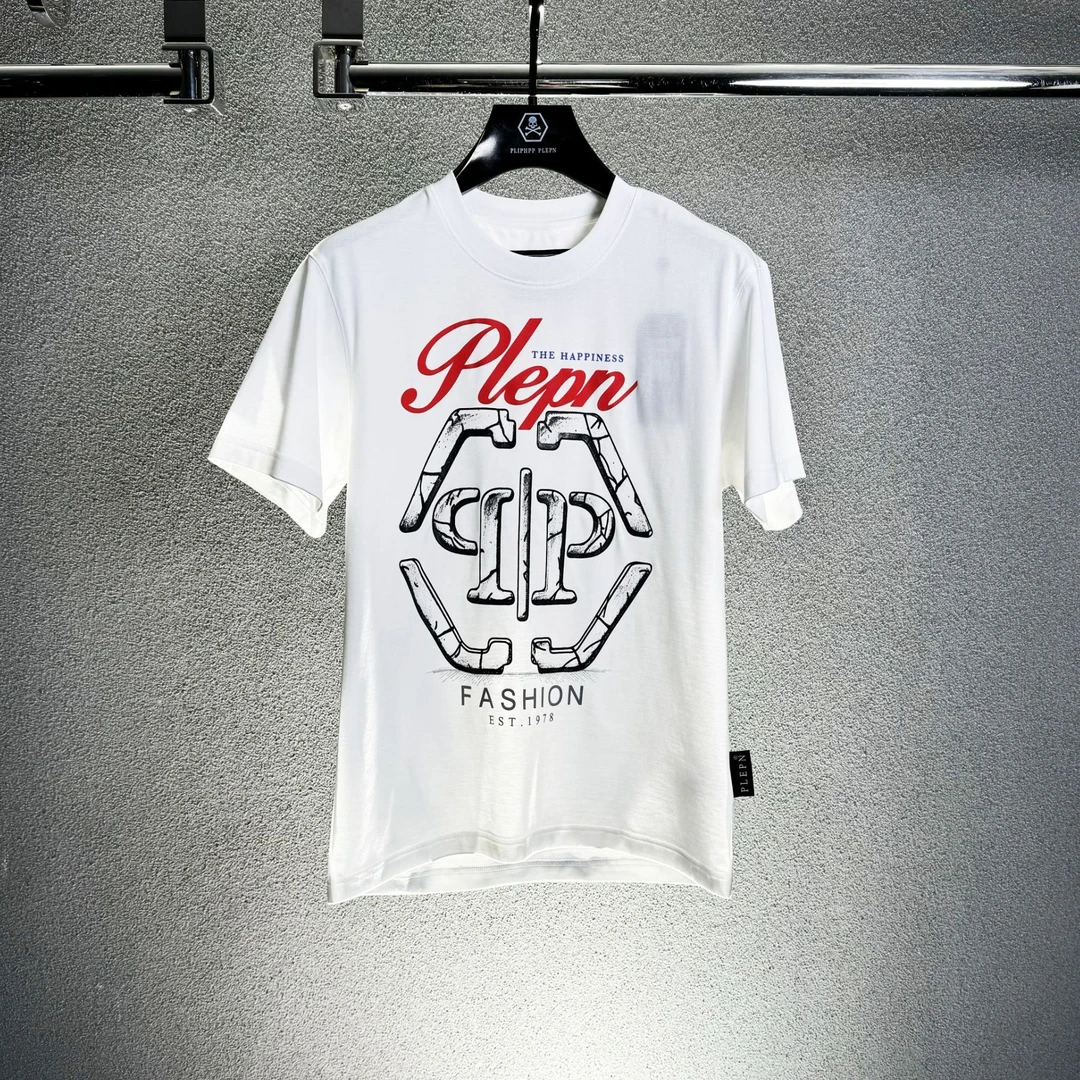 PLIPHPP PLEPN正品PP秋冬 双P经典男士修身弹力液氨短袖T恤衫1759