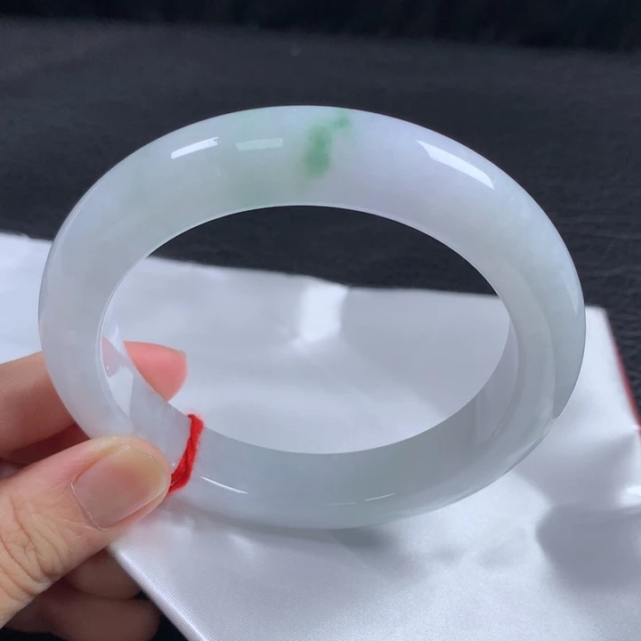 翡翠未镶嵌手镯63-64