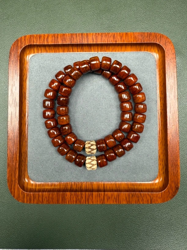 非金属珐琅手链 藏式经典双圈吞噬手串1.0