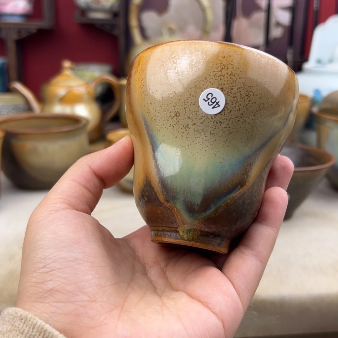 杯纯手工柴烧主人杯