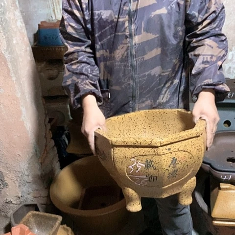 花盆紫砂手工制作