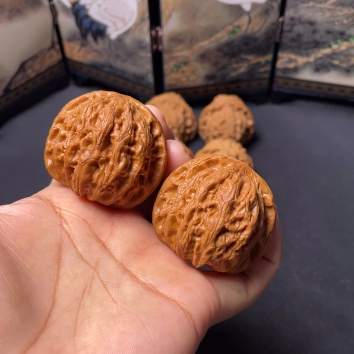 文玩核桃把件41铁锤