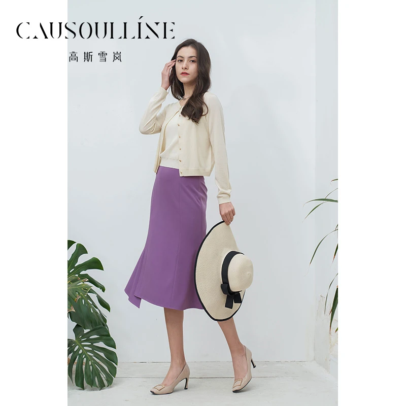 HIUOYA【夏季新品】时尚休闲复古显瘦修身开衫上衣 24270122