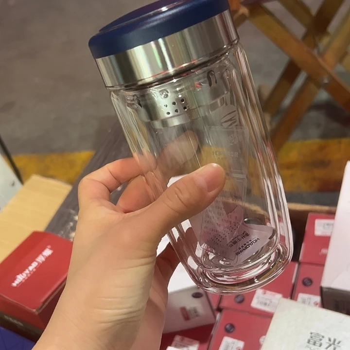 华象双层。2169-7-360蓝 鹅蛋杯